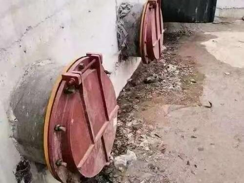 复合材料拍门：轻便耐磨小型渠道拍门（厂家批发案例）案例实景图